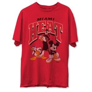Miami Heat Disney X Junk Food Collaboration T Shirt Medium